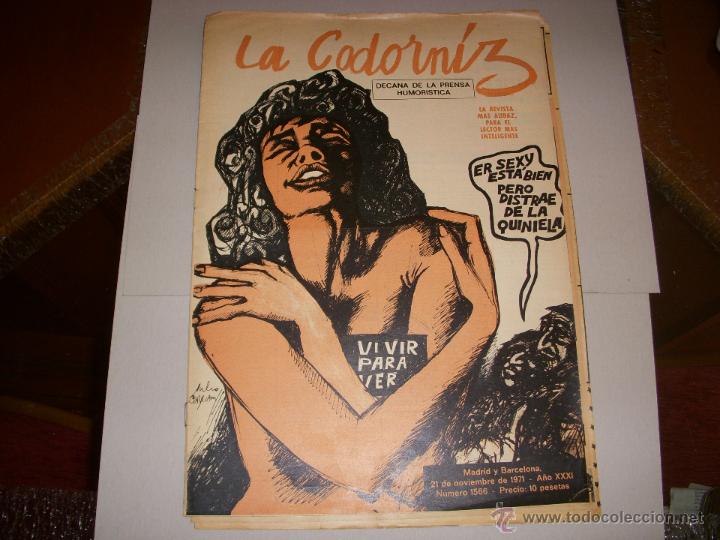 Coleccionismo: LA CODORNIZ N&ordm; 1566 - Foto 1