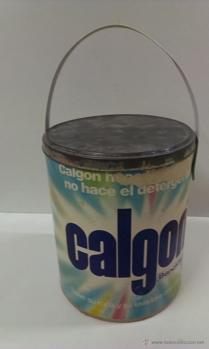Coleccionismo: BOTE DETERGENTE CALGON ( ANTIGUO ) - Foto 1