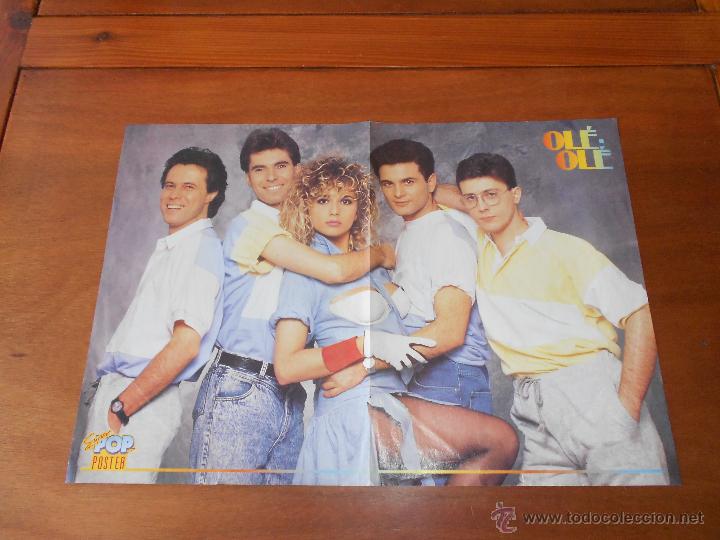 Colecionismo: POSTER REVERSIBLE EN PRENSA A&Ntilde;OS 80: MARTA SANCHEZ Y OL&Eacute; OL&Eacute;, Y POR DETRAS RICK ASTLEY