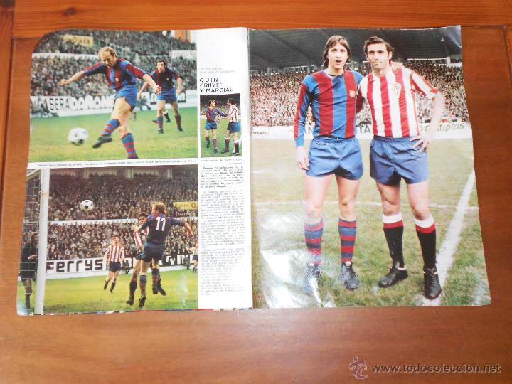 Colecionismo: REPORTAJE EN PRENSA 1974: EL C.F. BARCELONA CAMPE&Oacute;N DE LIGA (8 P&Aacute;GINAS)