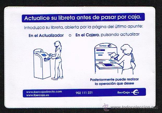 Collecting: (ALB-TC-16) ANTIGUA FUNDA PLASTICO PARA LIBRETAS DE AHORRO IBERCAJA
