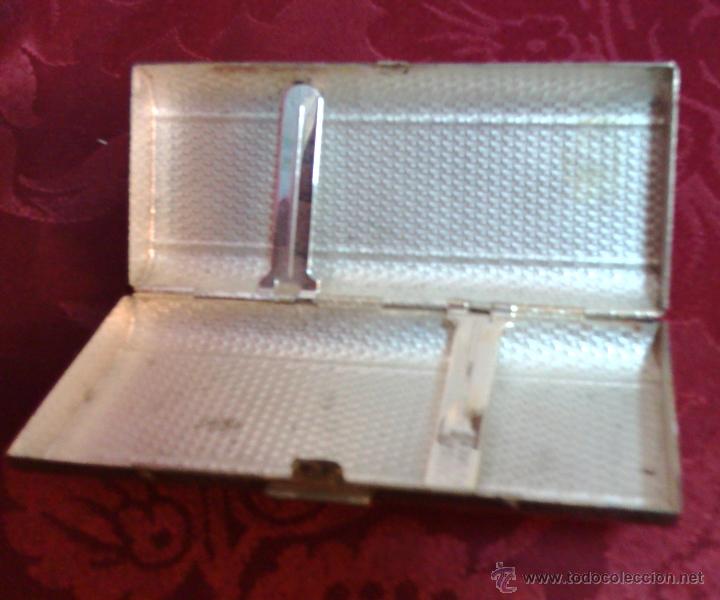 Coleccionismo: SILVER MATCH. PITILLERA BA&Ntilde;O PLATA. - Foto 2
