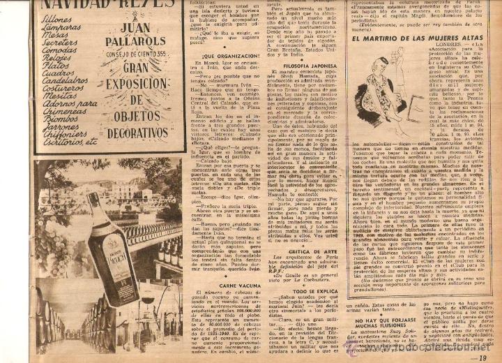 Coleccionismo: A&Ntilde;O 1952 RECORTE PRENSA PUBLICIDAD BEBIDAS BRANDY BRUCH