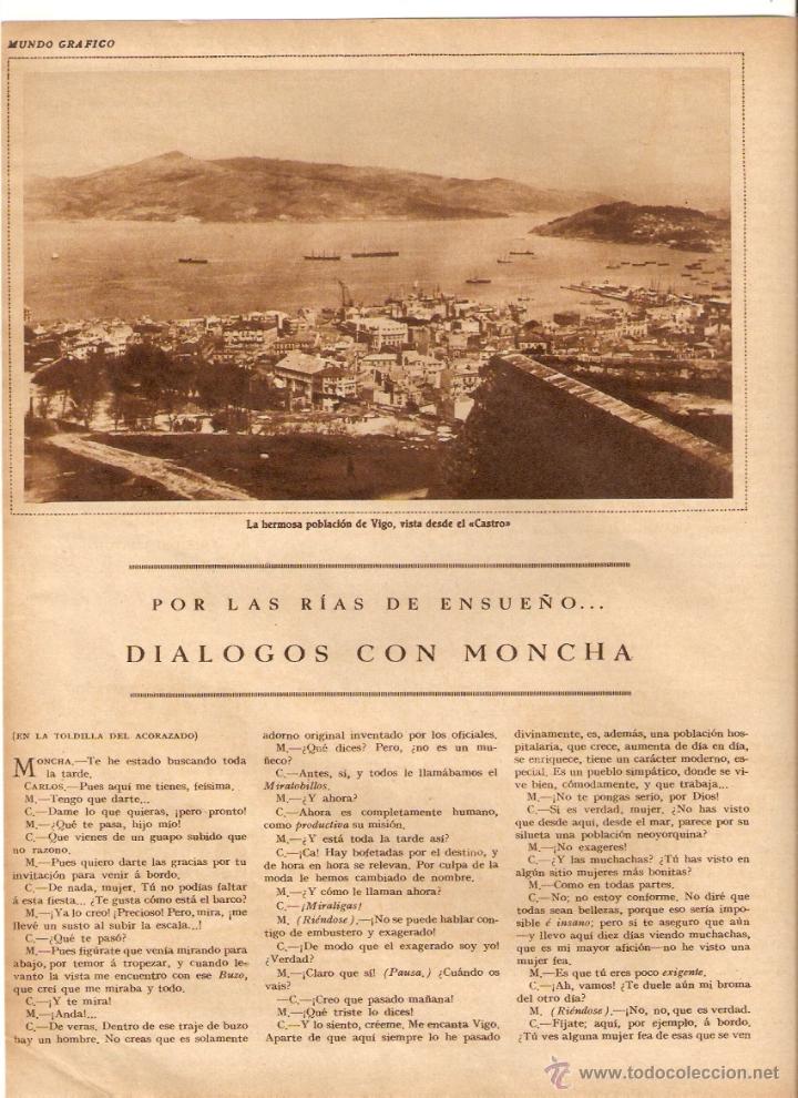 Collectionnisme: A&Ntilde;O 1930 RECORTE PRENSA RIAS DE VIGO BARBES PUERTO PESQUERO