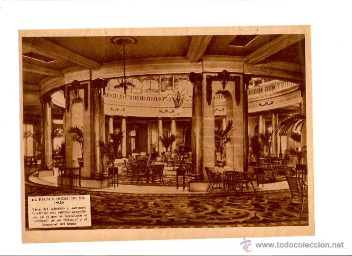 Coleccionismo: A&Ntilde;OS 30 RECORTE PRENSA HALL HOTEL PALACE MADRID
