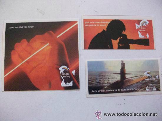 Coleccionismo: LOTE DE 3 PEGATINAS DE DANONE - EXPO &acute;92 DE SEVILLA : GRANDES INVENTOS.