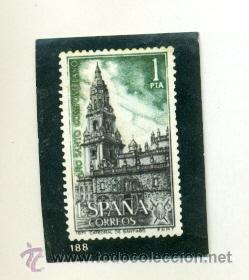 Collecting paper: IMPRESION N&ordm; 188 DE SELLO A&Ntilde;O SANTO COMPOSTELANO - 5,50X7,50