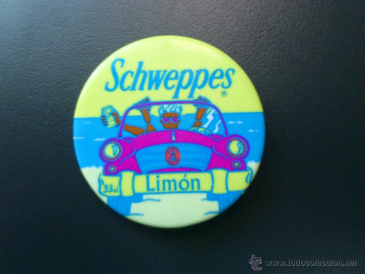 Coleccionismo: IM&Aacute;N NEVERA BEBIDA - SCHWEPPES lim&oacute;n - Foto 1