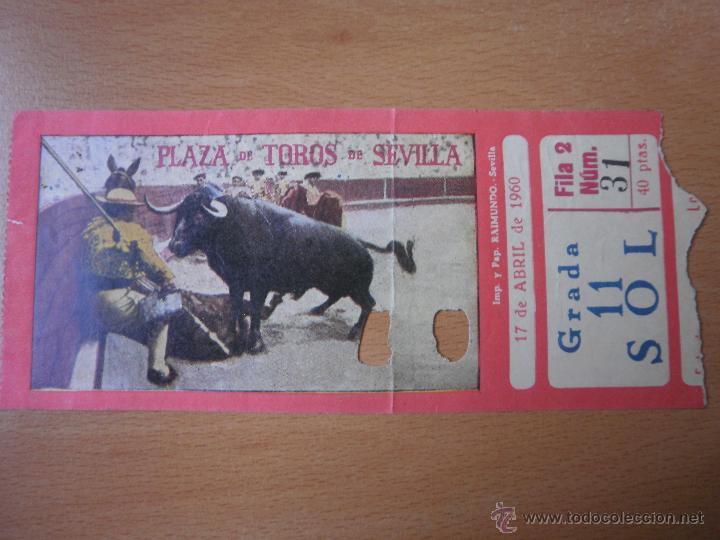 Coleccionismo: Entrada de toros - Foto 1