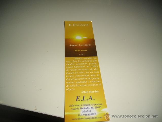 Coleccionismo: PASAPAGINAS EL EVANGELIO - Foto 1