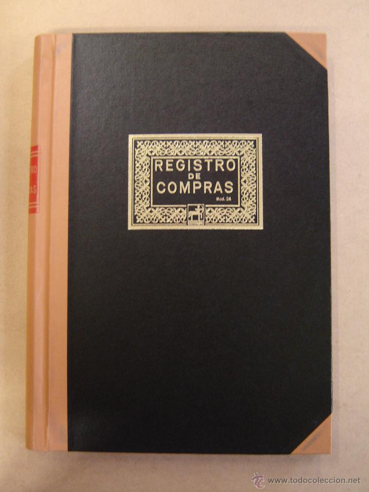 Coleccionismo: Libro de contabilidad - Registro de compras