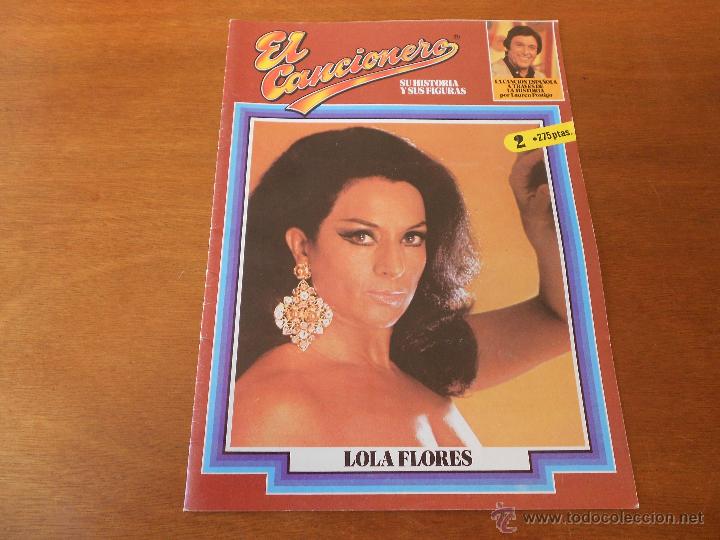 Coleccionismo: EL CANCIONERO. LOLA FLORES. ESCRITO POR LAUREN POSTIGO. N&ordm; 2. A&Ntilde;O 1980