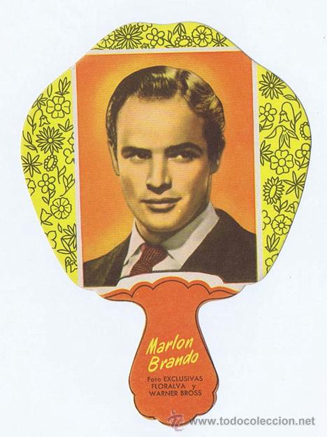 Coleccionismo: PAY-PAY MARLON BRANDO - Foto Exclusivas Floralva y Warner Bross. 11.5x16.5. Pay-Pay. Muy Buena Pay-P