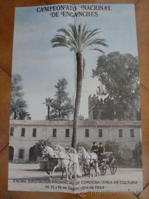 Sammelleidenschaft Papier: Poster campeonato Nacional de Enganches Cordoba 1984