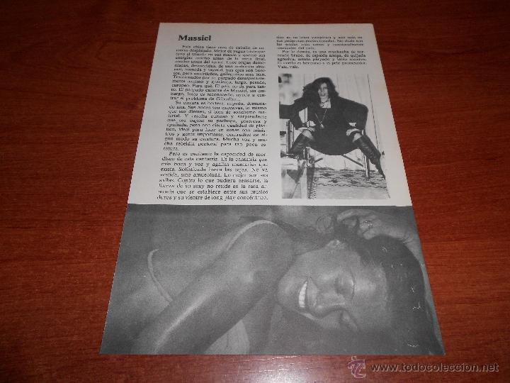 Coleccionismo: ART&Iacute;CULO EN PRENSA: MASSIEL - Foto 1