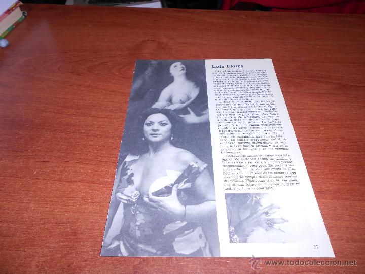 Coleccionismo: ART&Iacute;CULO EN PRENSA: LOLA FLORES