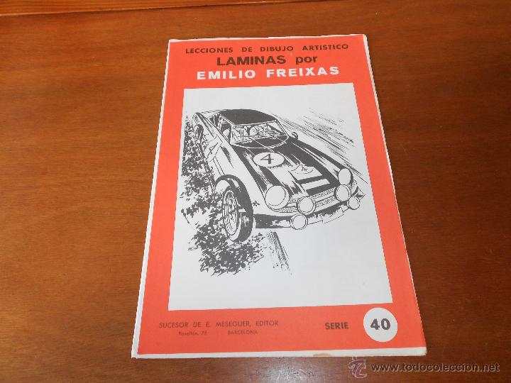 Colecionismo: L&Aacute;MINAS DE DIBUJO ART&Iacute;STICO EMILIO FREIXAS SERIE 40 (12 L&Aacute;MINAS, COMPLETO) AUTOM&Oacute;VILES DEPORTIVOS