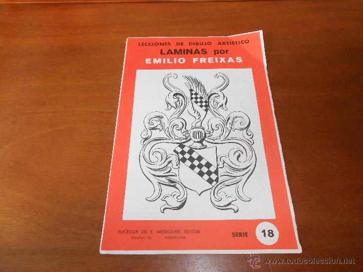 Coleccionismo: L&Aacute;MINAS DE DIBUJO ART&Iacute;STICO EMILIO FREIXAS SERIE 18 (12 L&Aacute;MINAS, COMPLETO) DIBUJO ORNAMENTAL 2