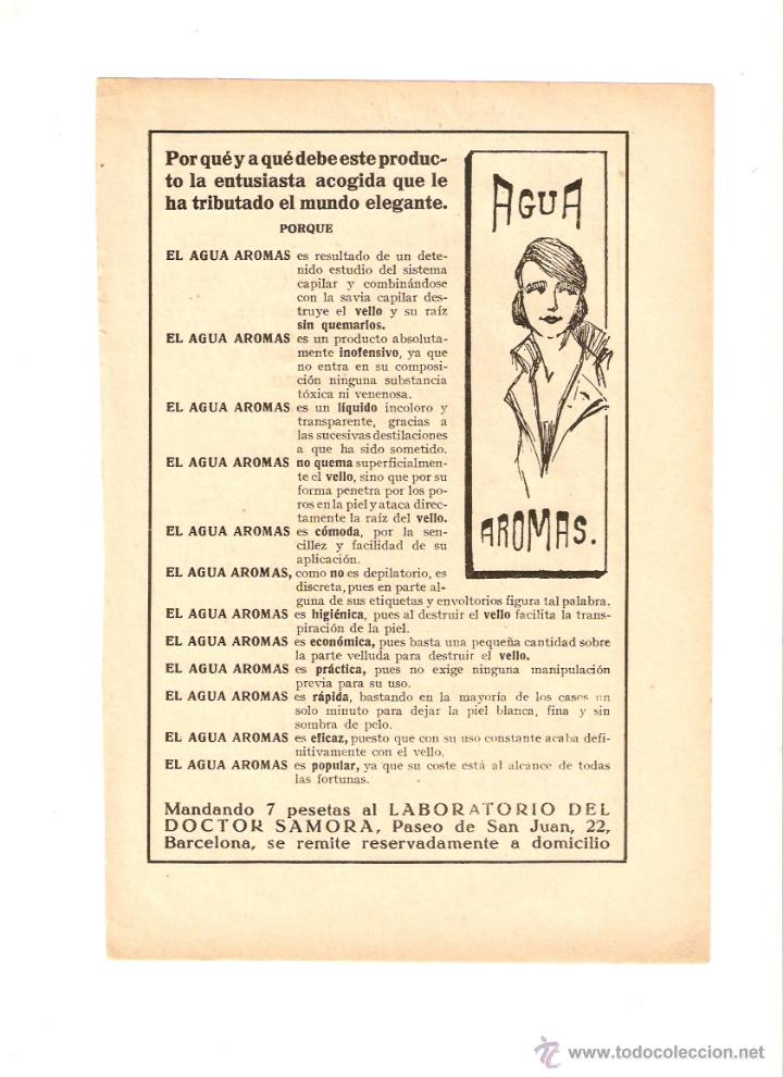 Collecting paper: A&Ntilde;O 1923 RECORTE PUBLICIDAD CEREBRINO TONICO MANDRI AGUA AROMAS LABORATORIO DOCTOR SAMORA