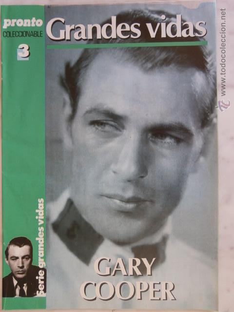 Coleccionismo: REPORTAJE - GRANDES VIDAS - GARY COOPER - Foto 1