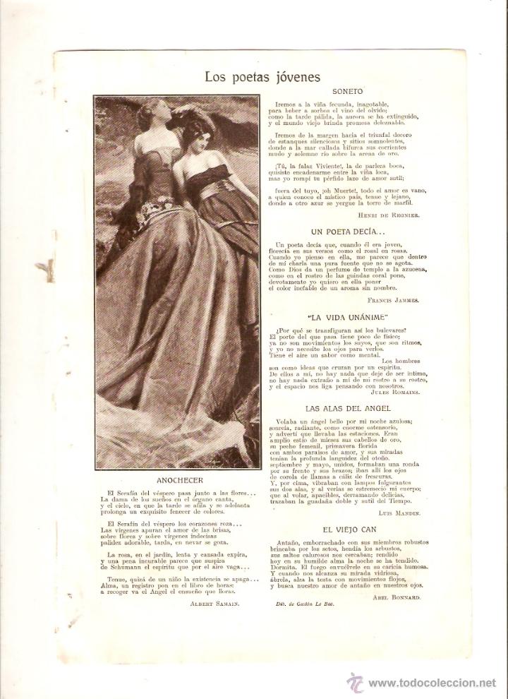 Coleccionismo: A&Ntilde;O 1913 RECORTE PRENSA POESIA SAMAIN BONNARD MANDIN ROMAINS FRANCIS JAMMES DE REGNIER