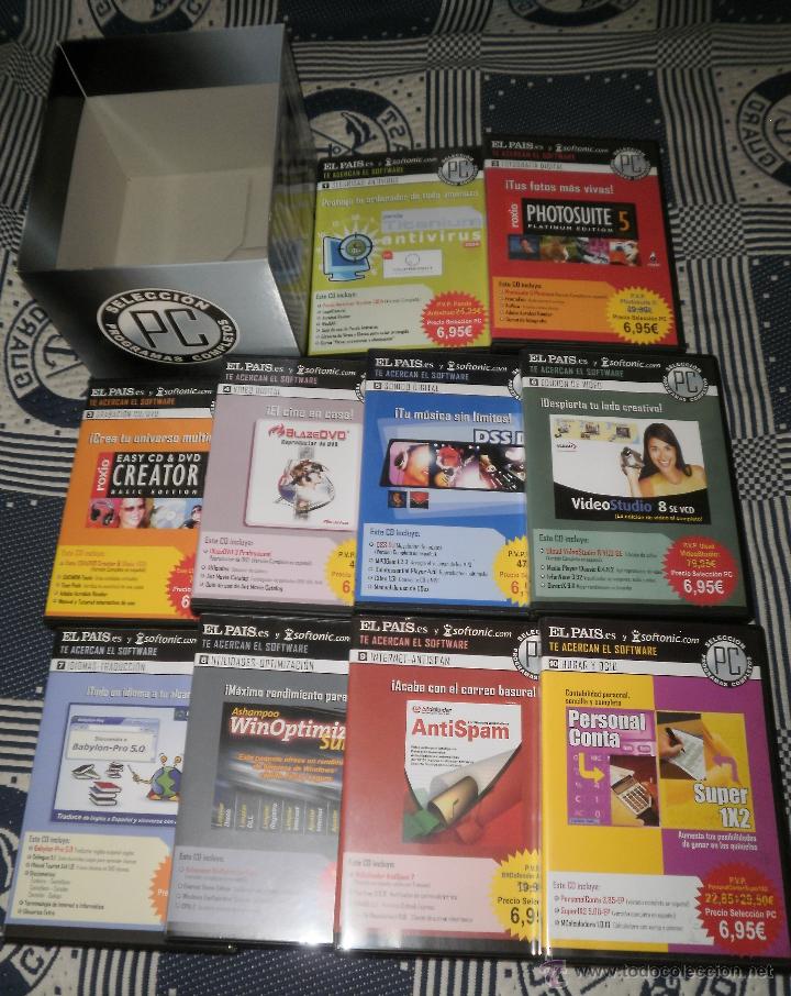 Coleccionismo: Programas pc. El Pa&iacute;s y Softonic. Colecci&oacute;n completa - Foto 1