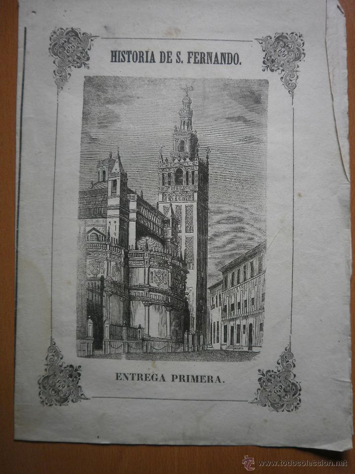 Coleccionismo: L&aacute;mina antigua de Sevilla - Foto 1
