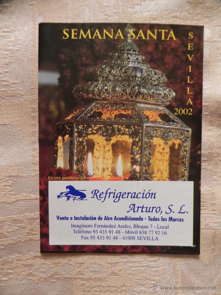 Coleccionismo: Vendo Itinerario de Cofradias de Sevilla del a&ntilde;o 2002.