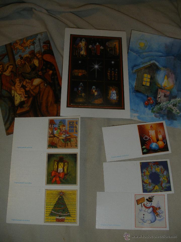 Coleccionismo: TARJETAS NAVIDE&Ntilde;AS.VARIAS.SIN USAR. - Foto 1