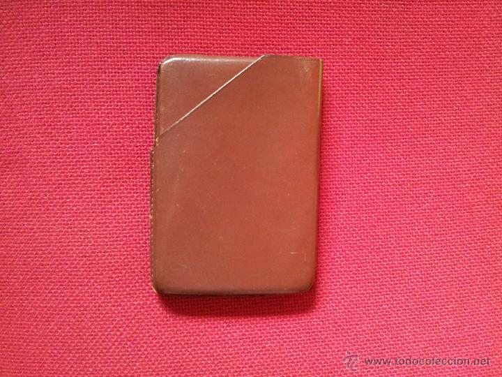 Coleccionismo: Tabaquera piel marr&oacute;n - Foto 1
