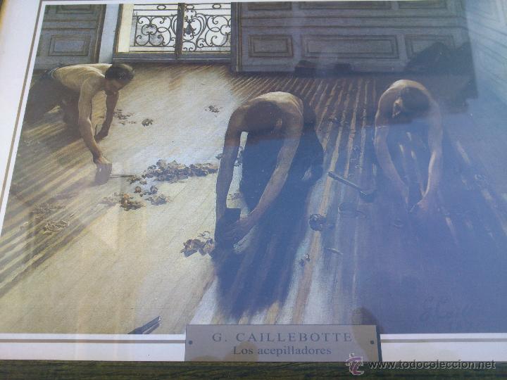 Coleccionismo: LOS ACEPILLADORES.G.CAILLEBTTE. PAPEL / LAMINA ENMARCADO.