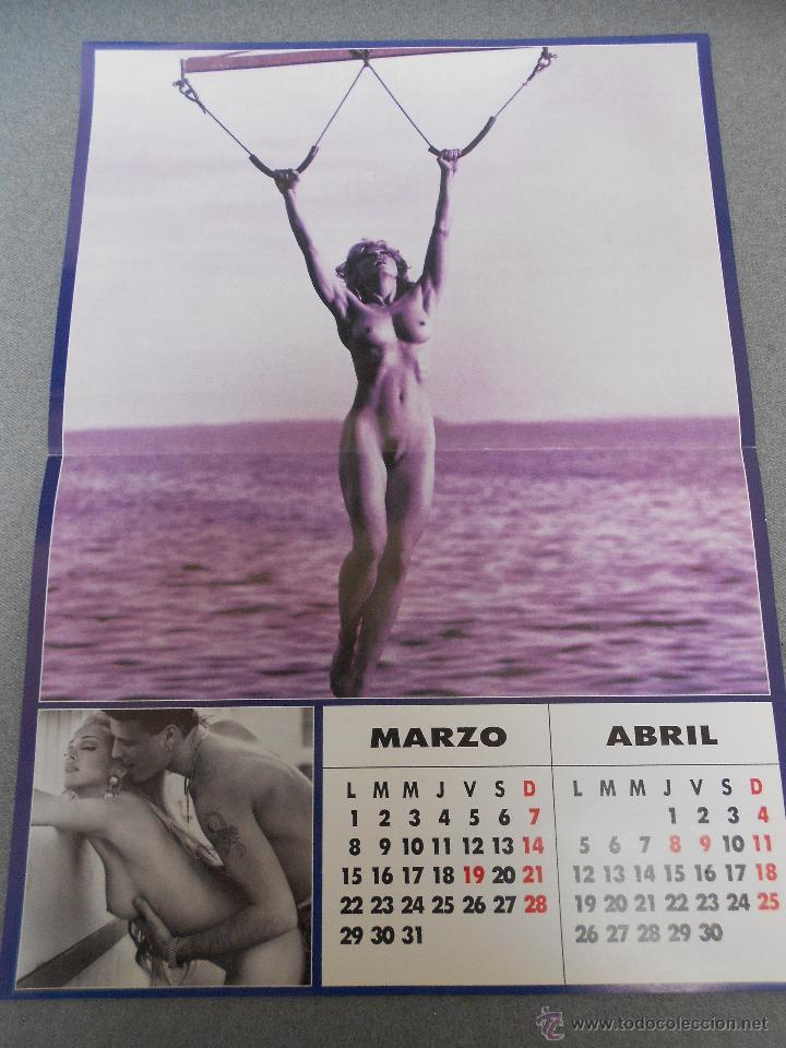 Coleccionismo: CALENDARIO MADONNA MARZO ABRIL