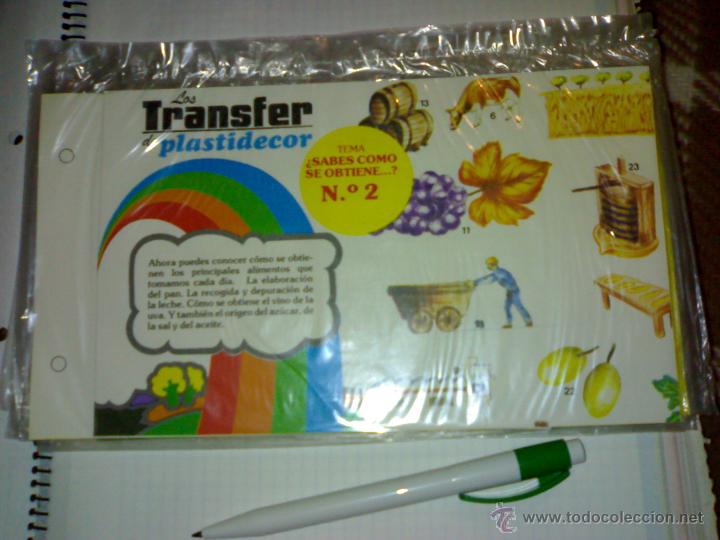 Coleccionismo: TRANSFERS de PLASTIDECOR - N&ordm; 2 SABES COMO SE OBTIENE a&ntilde;o 1979 NUEVO (KALKITOS) *