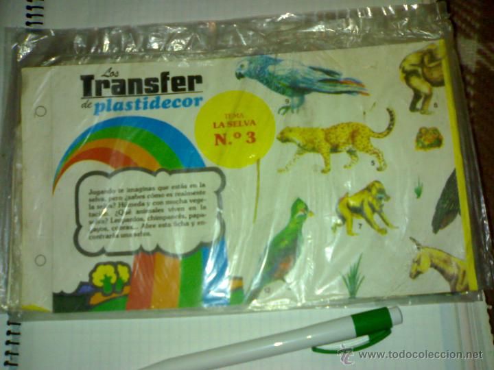 Coleccionismo: TRANSFERS de PLASTIDECOR - N&ordm; 3 LA SELVA a&ntilde;o 1979 NUEVO (KALKITOS) *
