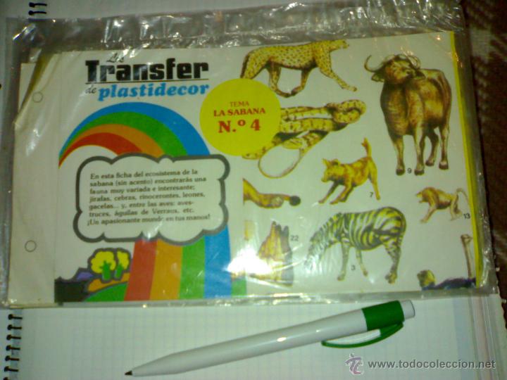 Coleccionismo: TRANSFERS de PLASTIDECOR - N&ordm; 4 LA SABANA a&ntilde;o 1979 NUEVO (KALKITOS) *