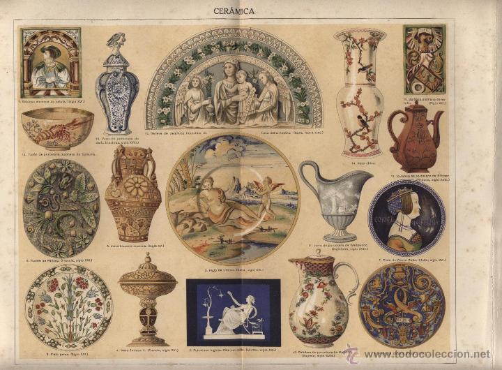 Coleccionismo: L&aacute;mina: CER&Aacute;MICA  - 1925 - Foto 1