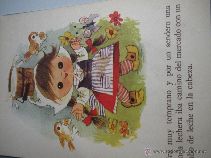 Coleccionismo: CUENTO INFANTIL - LA LECHERA - MUY ANTIGUO - - Foto 3