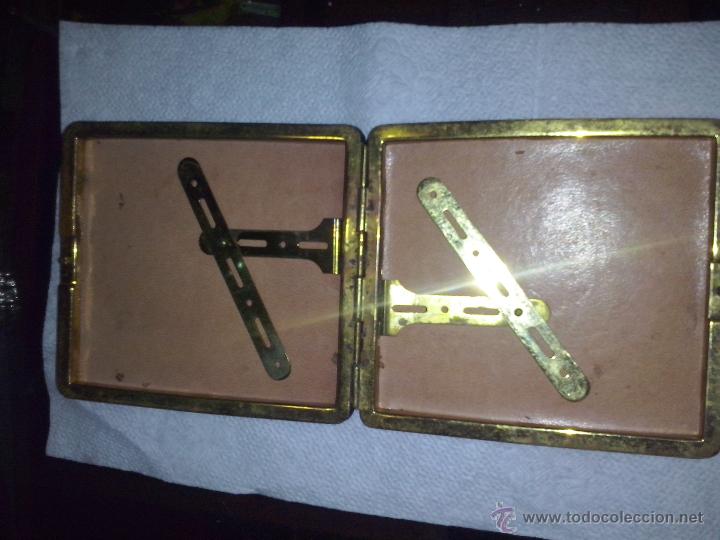 Coleccionismo: muy antigua pitillera en piel - Foto 2
