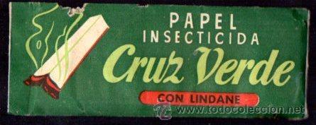 Colecionismo: SOBRE CON PAPEL INSECTICIDA CRUZ VERDE,