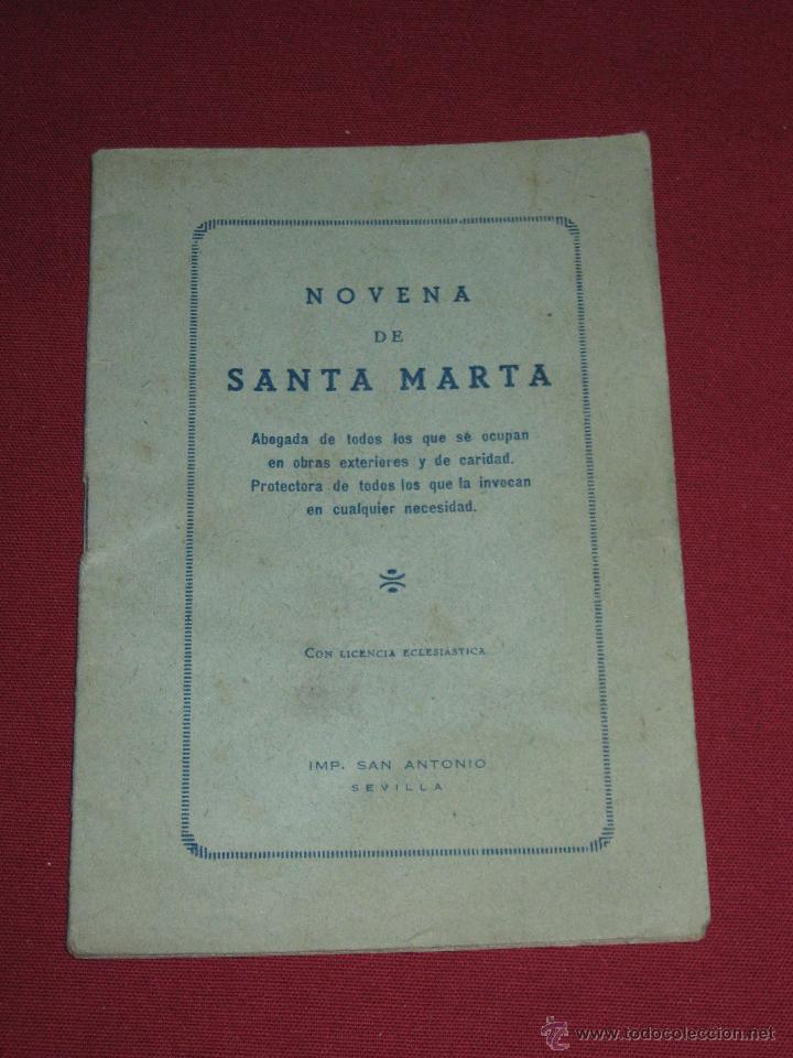 Sammelleidenschaft Papier: VOVENA DE SANTA MARTA - 22 PAGINAS - EDITA IMPRETA SAN ANTONIO DE SEVILLA