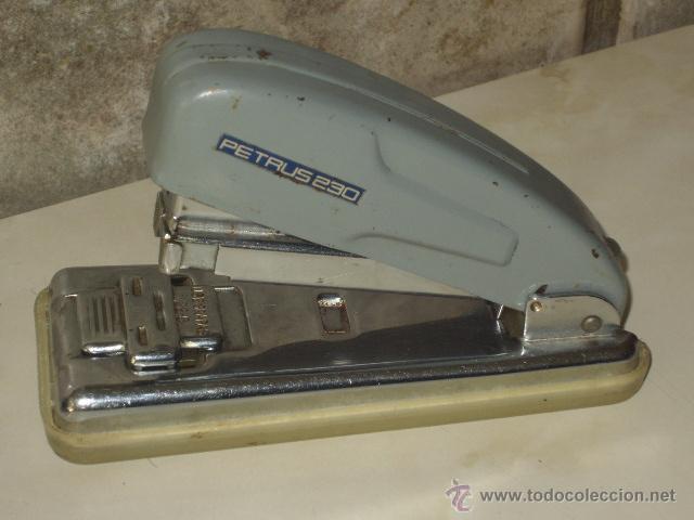 antigua grapadora marca petrus modelo 230. - Comprar en todocoleccion -  46653202