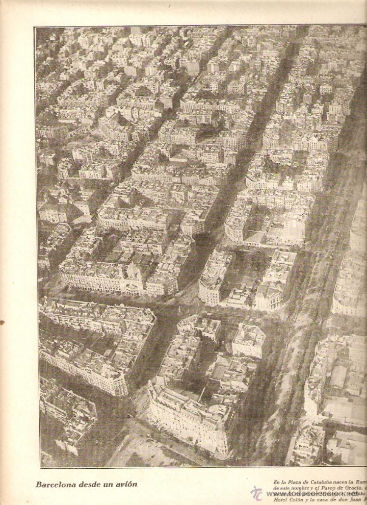 Coleccionismo: A&Ntilde;O 1930 RECORTE PRENSA INSTITUTO CULTURA BIBLIOTECA POPULAR DE LA MUJER BARCELONA FOTOGRAFIA AEREA