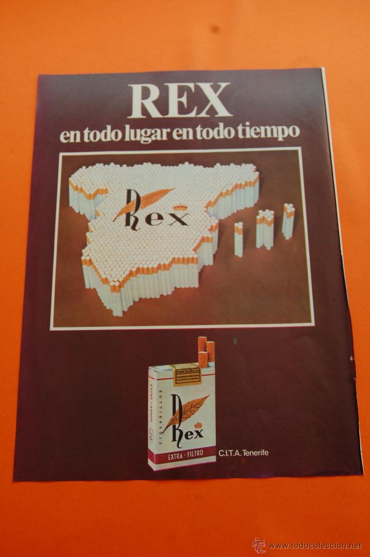 Coleccionismo: PUBLICIDAD 1979 - COLECCION TABACO - REX - Foto 1