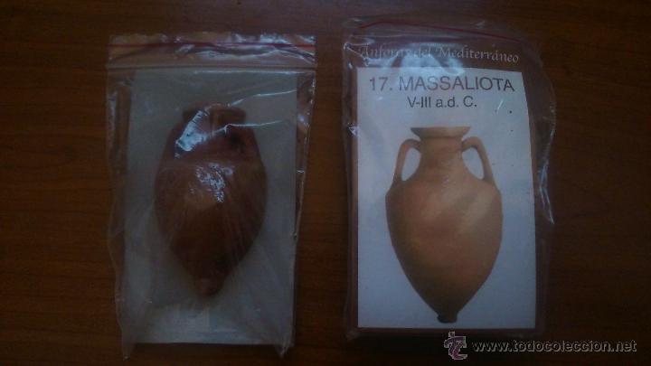Coleccionismo: 1 REPRODUCCION ANTIGUA ANFORA - ANFORAS DEL MEDITERRANEO - N&ordm; 17 MASSALIOTA V-III A.D CRISTO