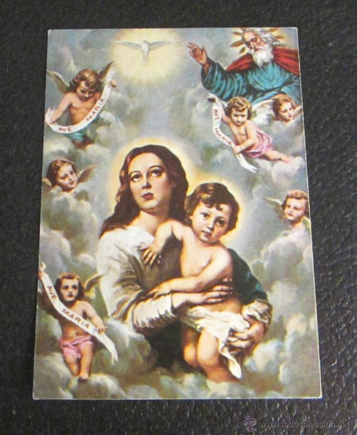 Coleccionismo: ESTAMPA DEDICADA LA LA DEVOCI&Oacute;N DE LAS TRES AVEMAR&Iacute;AS - Foto 1