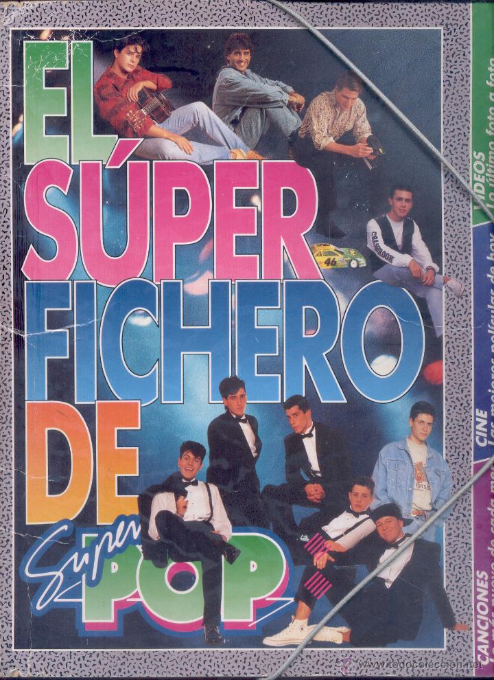 Coleccionismo: CARPETA EL SUPER FICHERO DE SUPER-POP SUPER POP