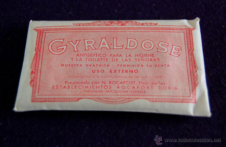 Coleccionismo: SOBRE GYRALDOSE. ANTISEPTICO PARA LA HIGIENE (FARMACIA). A&Ntilde;OS 20