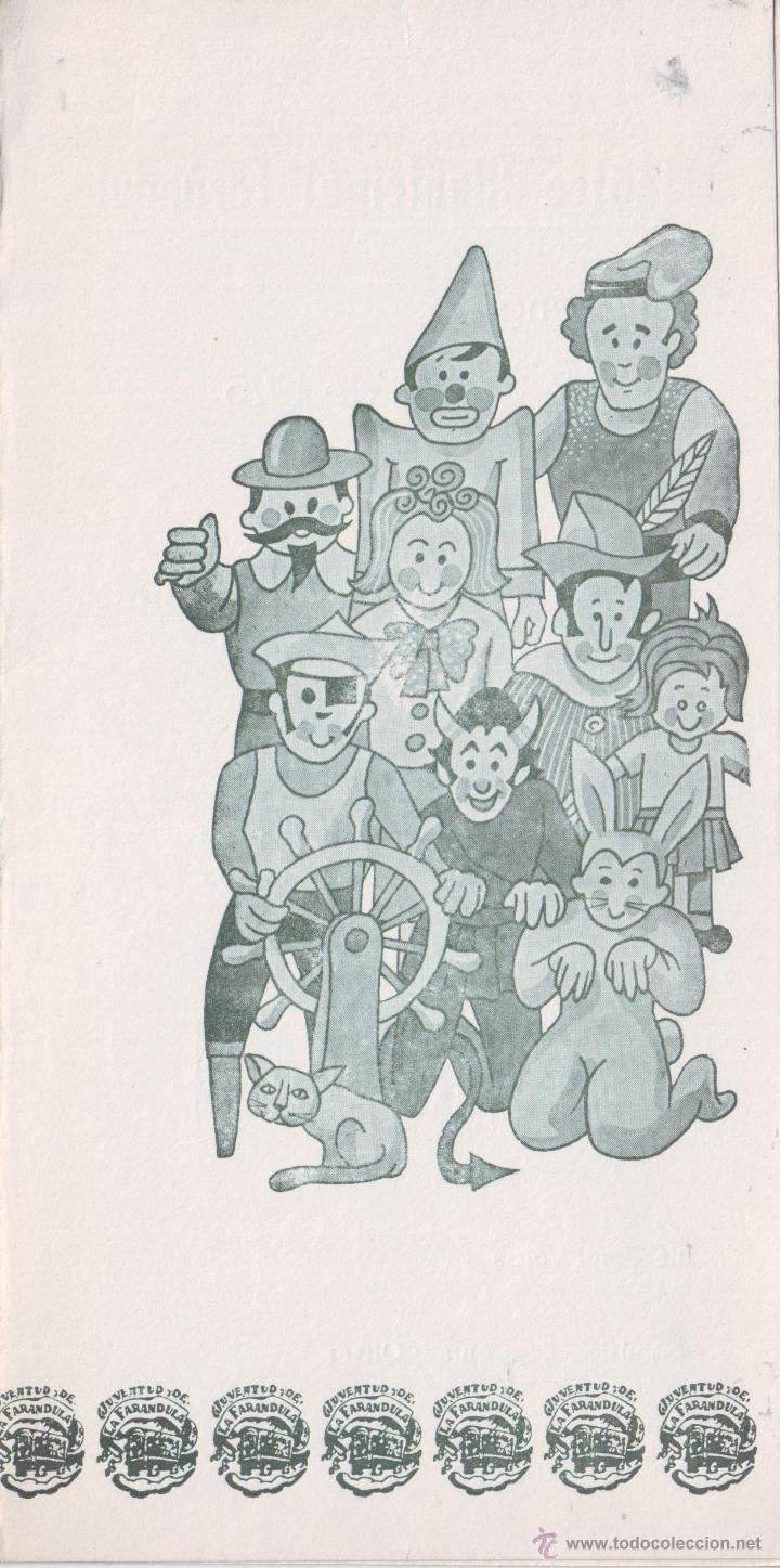 Coleccionismo: Programa teatro. Al pais de Peter Pan, de Jordi Voltas (Joventut de la Farandula. 1975)