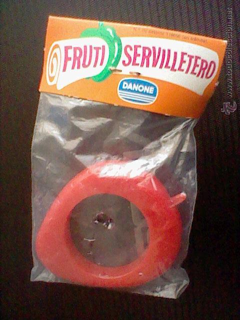 Sammeln: REGALO PROMOCIONAL YOGUR DANONE ANTIGUO PRECINTADO EN SU BLISTER SERVILLETERO FRESA c 11