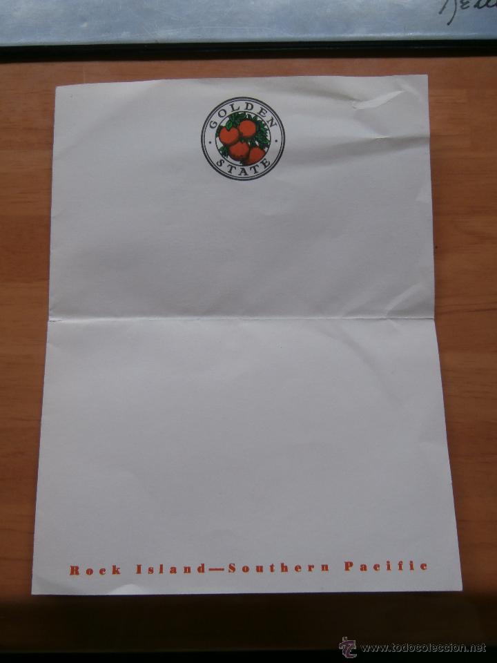 Collecting paper: Papel comercial de Rock Island - Southern Pacific (Golden State) - Ferrocarril (con marca de agua)